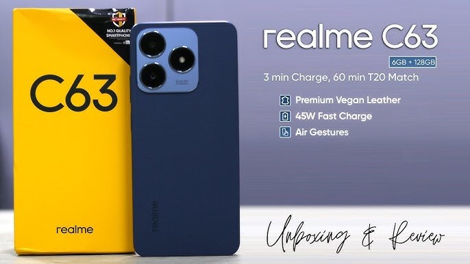 Realme C63 Price in Pakistan 2025 & Specifications
